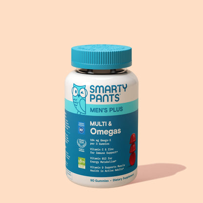 SmartyPants Multivitamínico Plus para Hombre con Omegas Gomitas