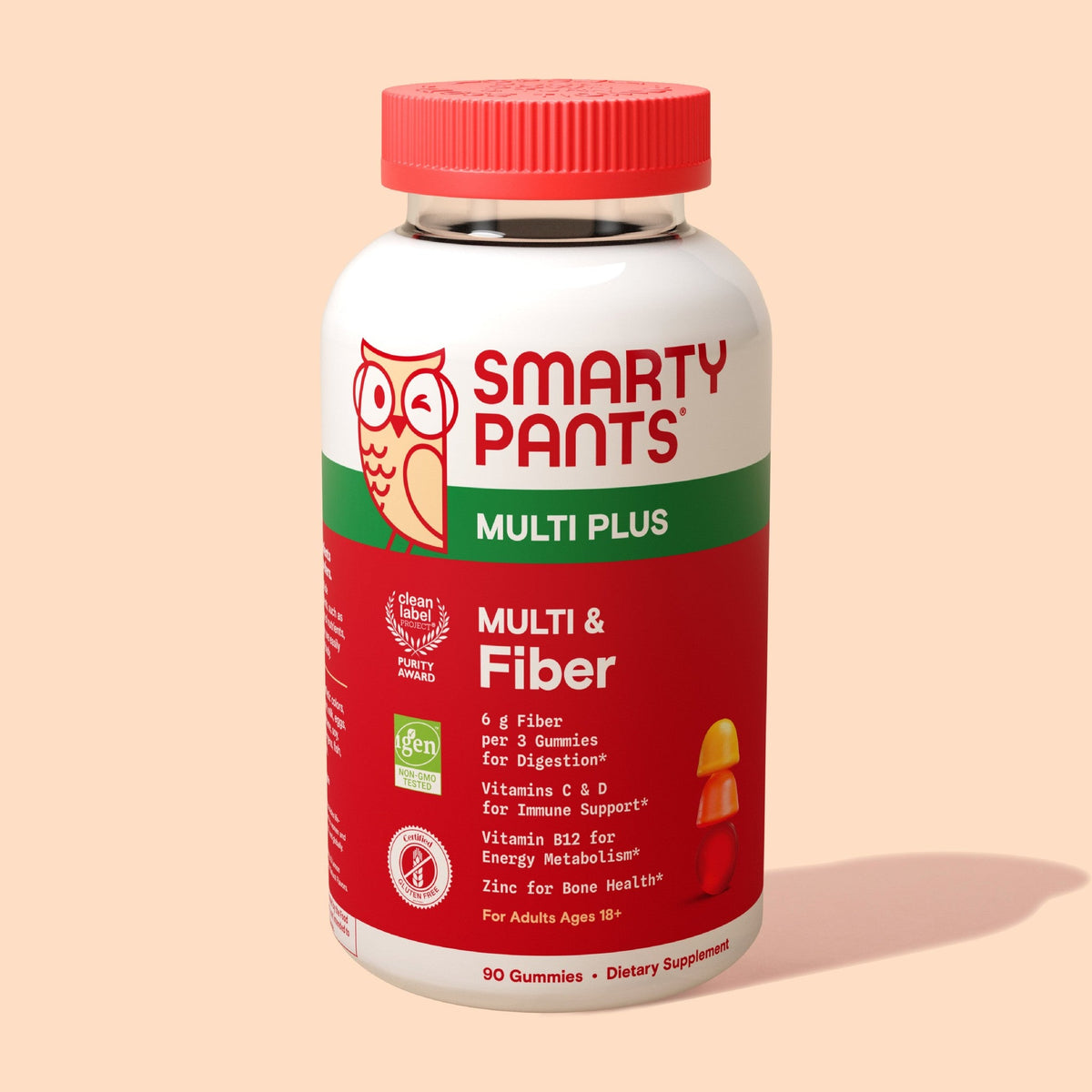 SmartyPants Multivitamínico Adulto con Fibra Gomitas