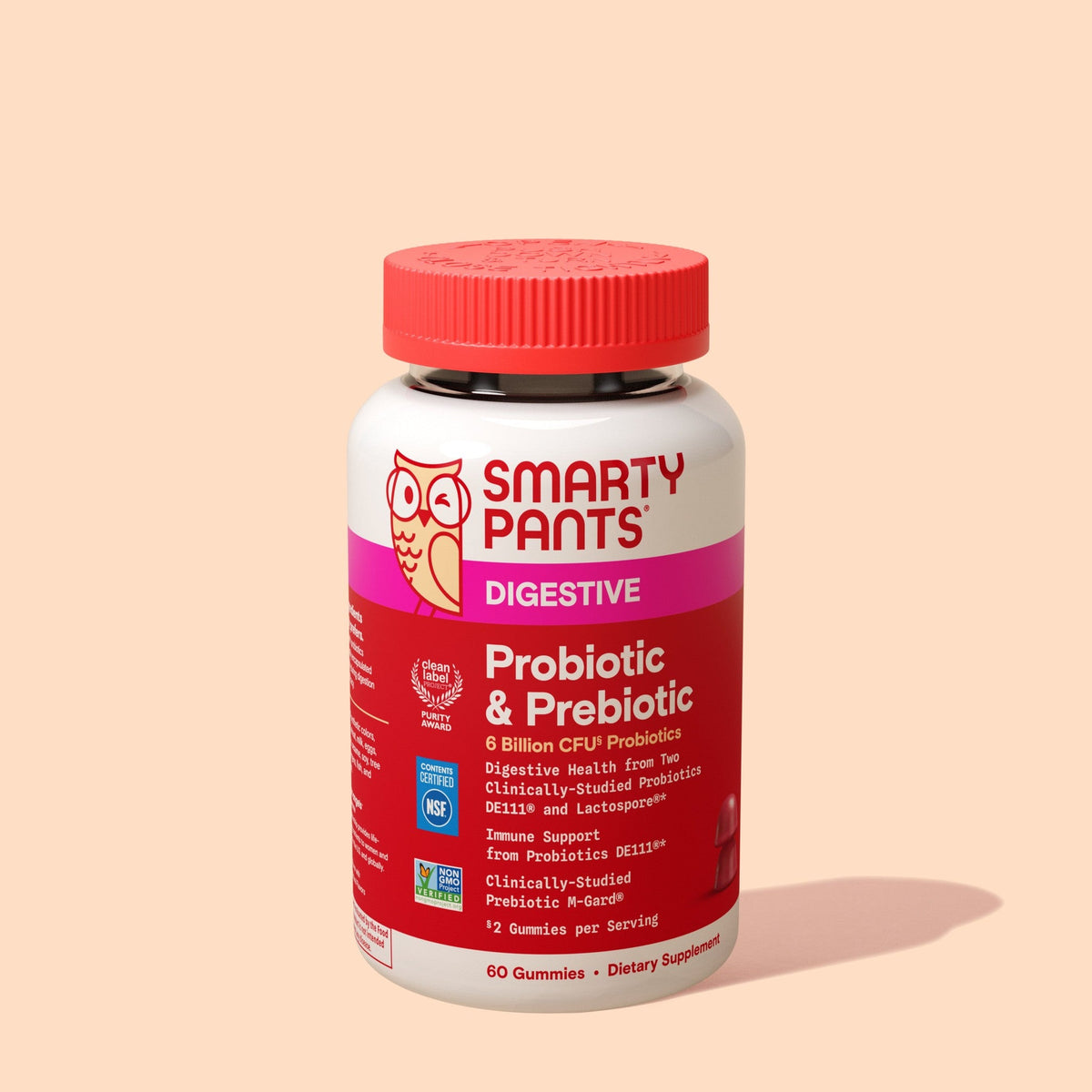 SmartyPants Probiótico y Prebiótico Adulto Gomitas