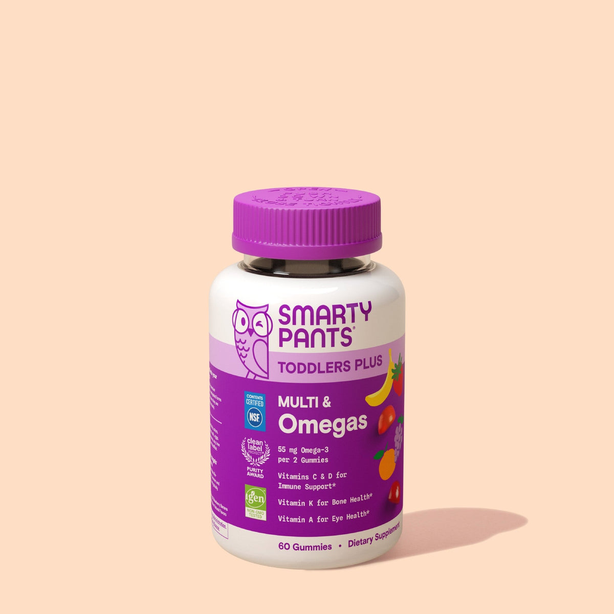 SmartyPants Multivitamínico Plus para Niños Pequeños con Omegas