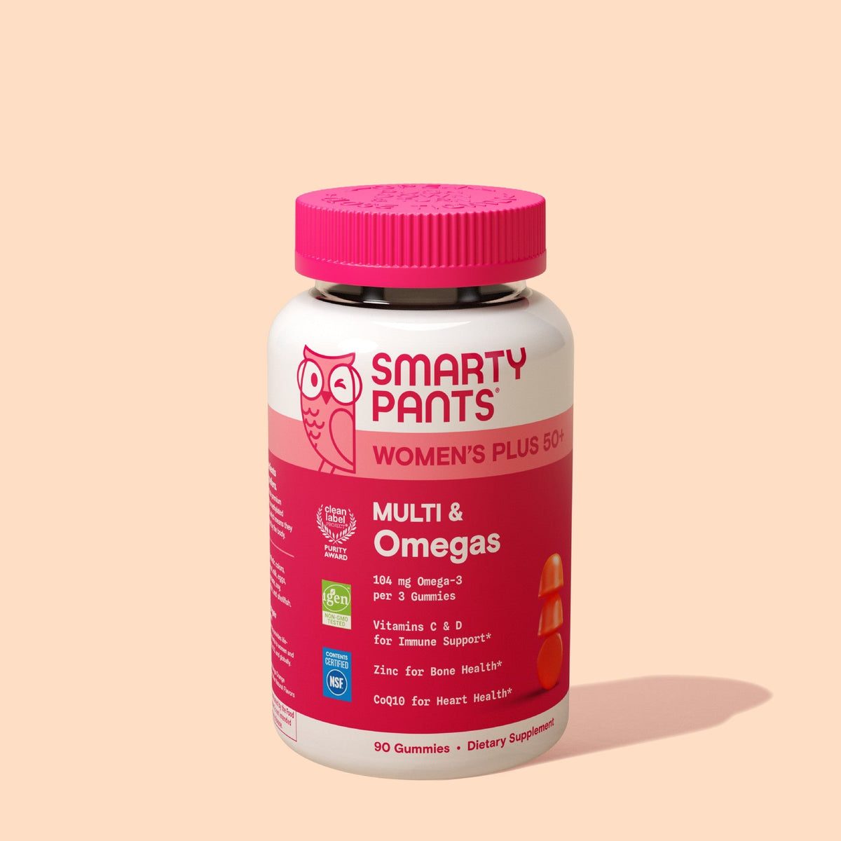 SmartyPants Multivitamínico Mujer 50+ Plus con Omegas Gomitas