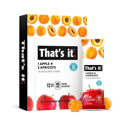 That's it. Barras De Fruta Manzana Y Chabacano