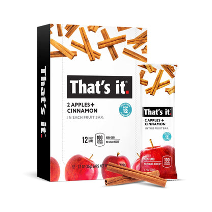That's it. Barras De Fruta Manzana Y Canela