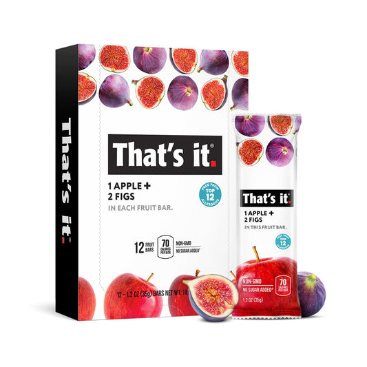 That's it. Barras De Fruta Manzana E Higo