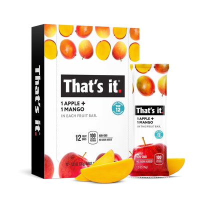 That's it. Barras De Fruta Manzana Y Mango