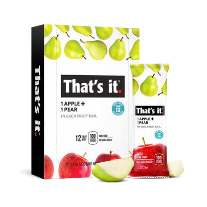 That's it. Barras De Fruta Manzana Y Pera