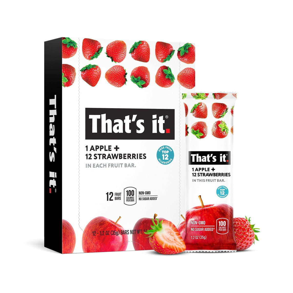 That's it. Barras De Fruta Manzana Y Fresa