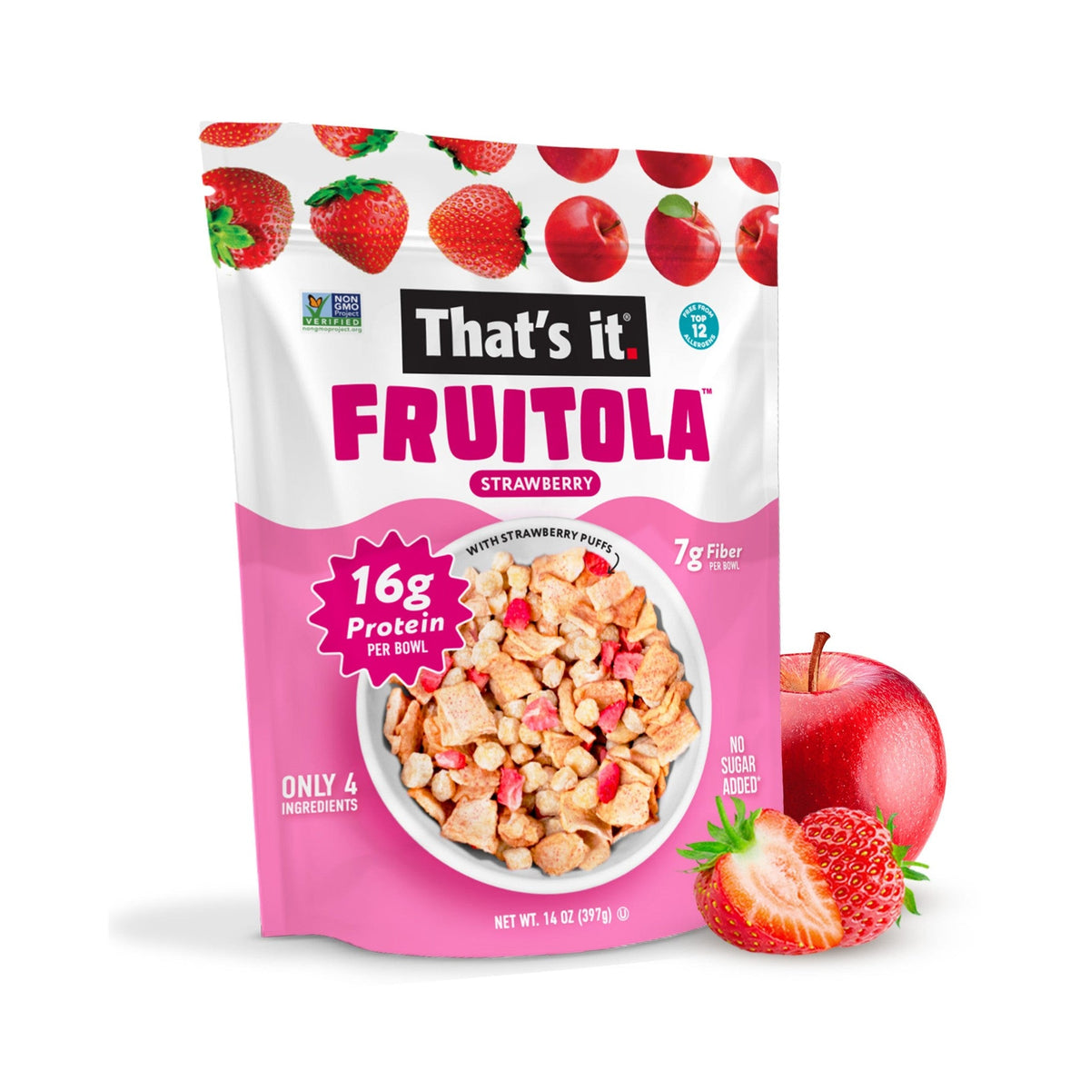 That's it. Fruitola Granola De Fruta Fresa Tamaño Familiar 397 g