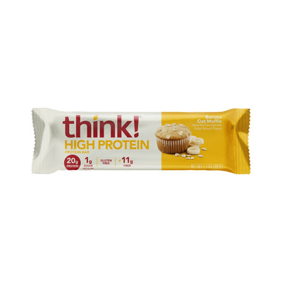 think! Barras de Proteína Muffin de Plátano y Avena