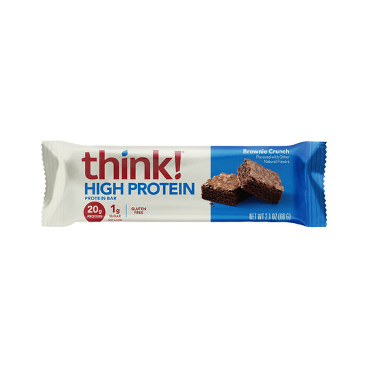think! Barras De Proteína Brownie Crunch