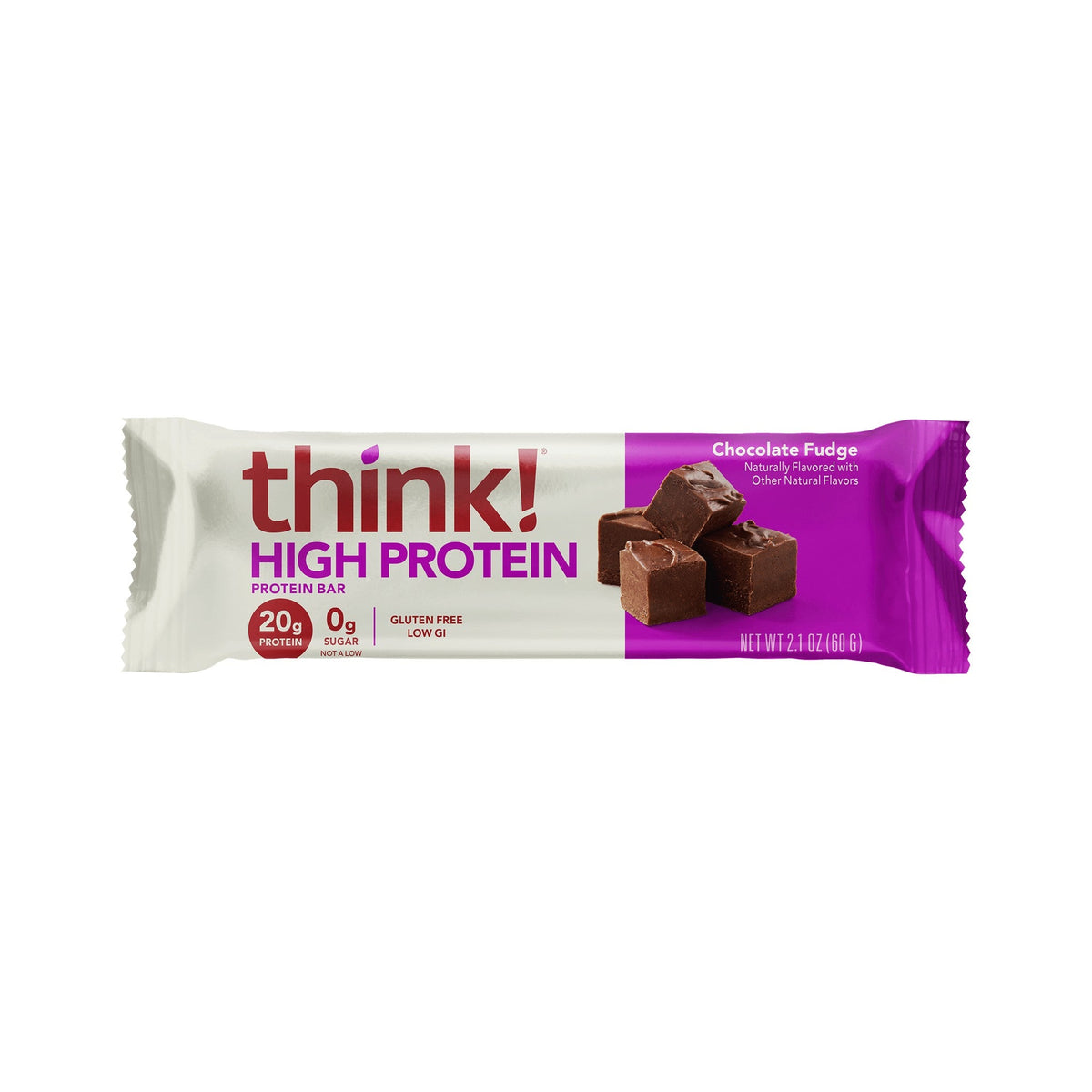 think! Barras De Proteína Chocolate Fudge