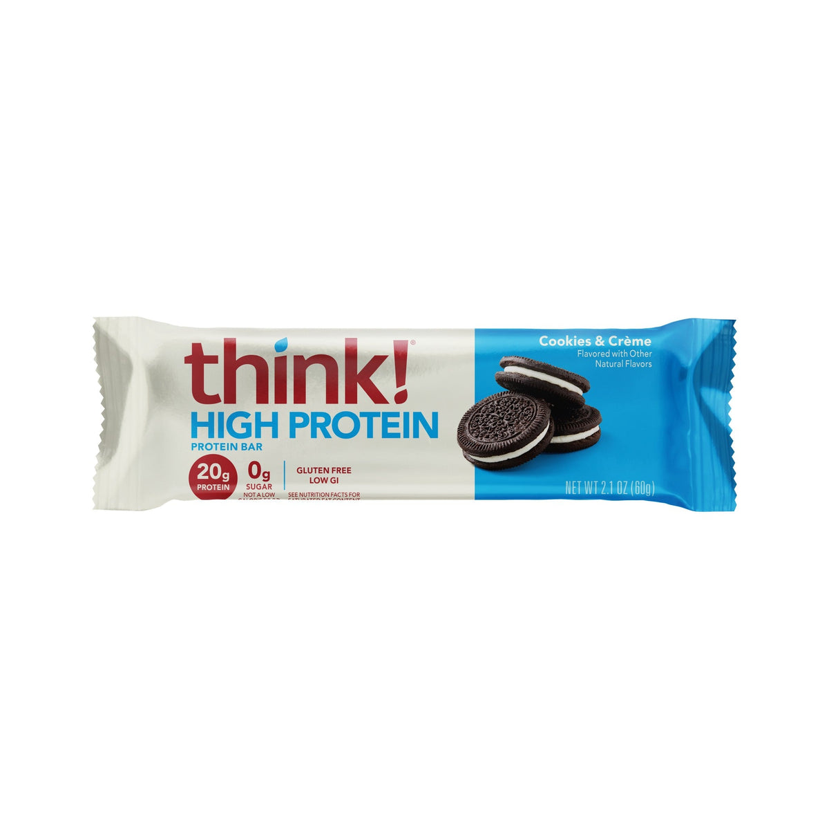 think! Barras De Proteína Cookies & Creme