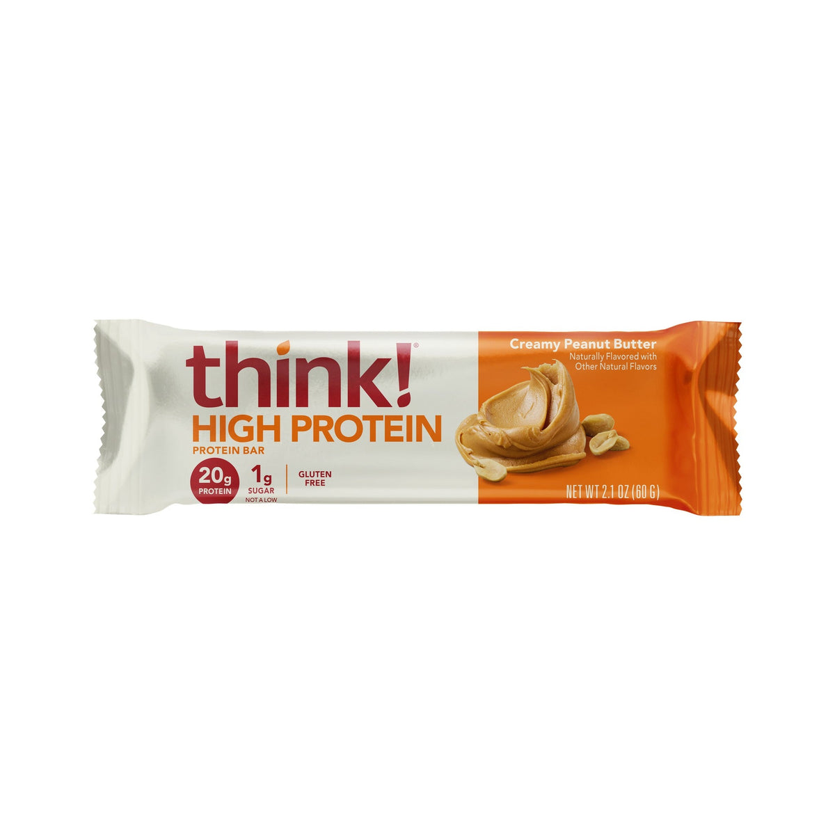 think! Barras De Proteína Crema De Cacahuate