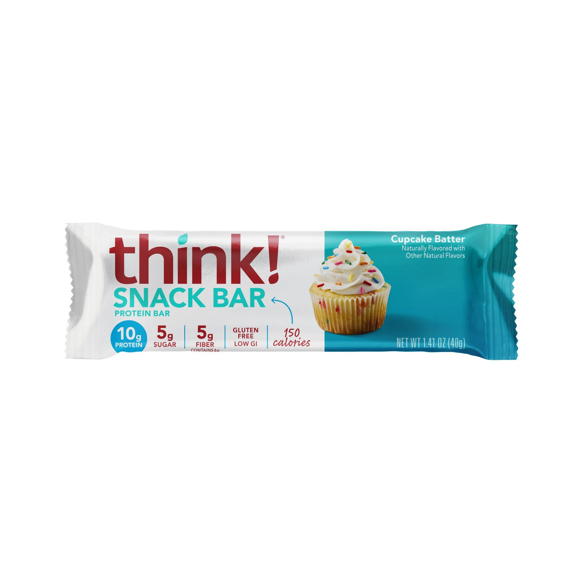 think! Barras Snack De Proteína Cupcake Batter