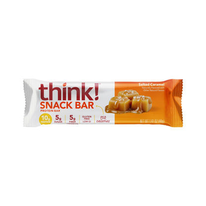 think! Barras Snack De Proteína Caramelo Salado