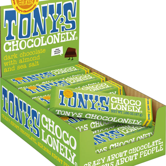 Tony's Chocolonely Mini Barras Chocolate Amargo 51% Almendra y Sal de Mar