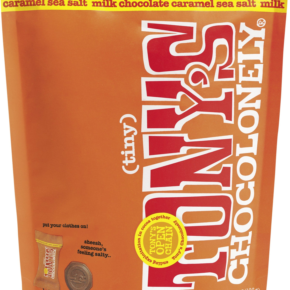 Tony's Chocolonely Tiny Tony's Caramelo y Sal de Mar Bolsa