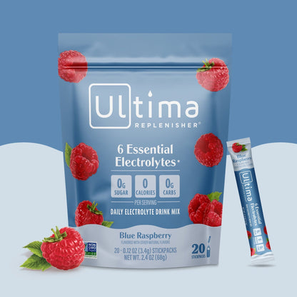 Ultima Replenisher Electrolitos en Polvo Blue Raspberry