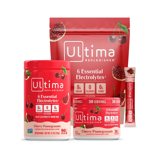 Ultima Replenisher Electrolitos en Polvo Cereza y Granada