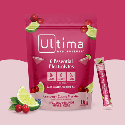 Ultima Replenisher Electrolitos en Polvo Mocktini Cranberry Cosmo