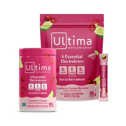 Ultima Replenisher Electrolitos en Polvo Mocktini Cranberry Cosmo