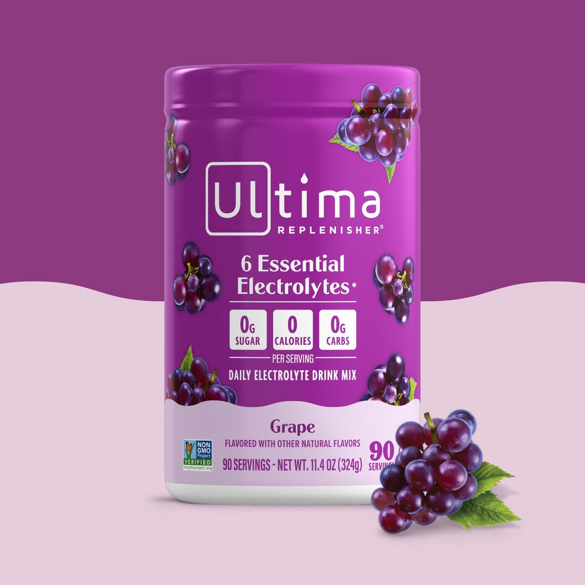 Ultima Replenisher Electrolitos en Polvo Uva