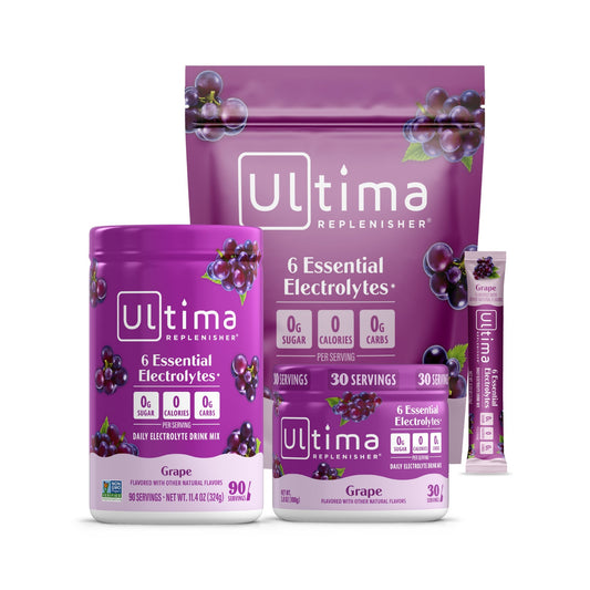 Ultima Replenisher Electrolitos en Polvo Uva