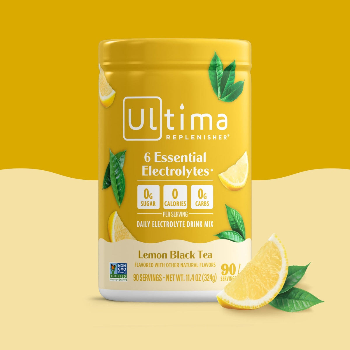 Ultima Replenisher Electrolitos en Polvo Té Negro con Limón