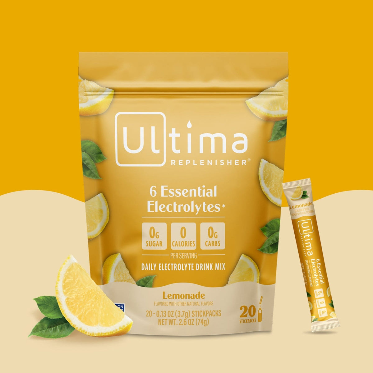 Ultima Replenisher Electrolitos en Polvo Limonada