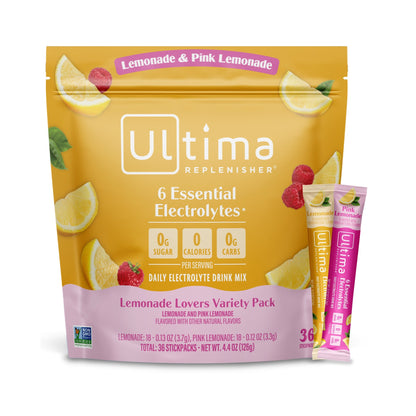 Ultima Replenisher Electrolitos en Polvo Surtidos Limonada
