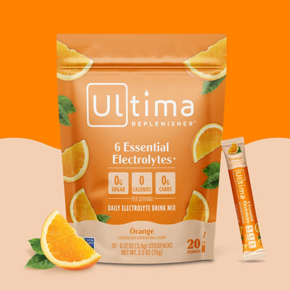 Ultima Replenisher Electrolitos en Polvo Naranja