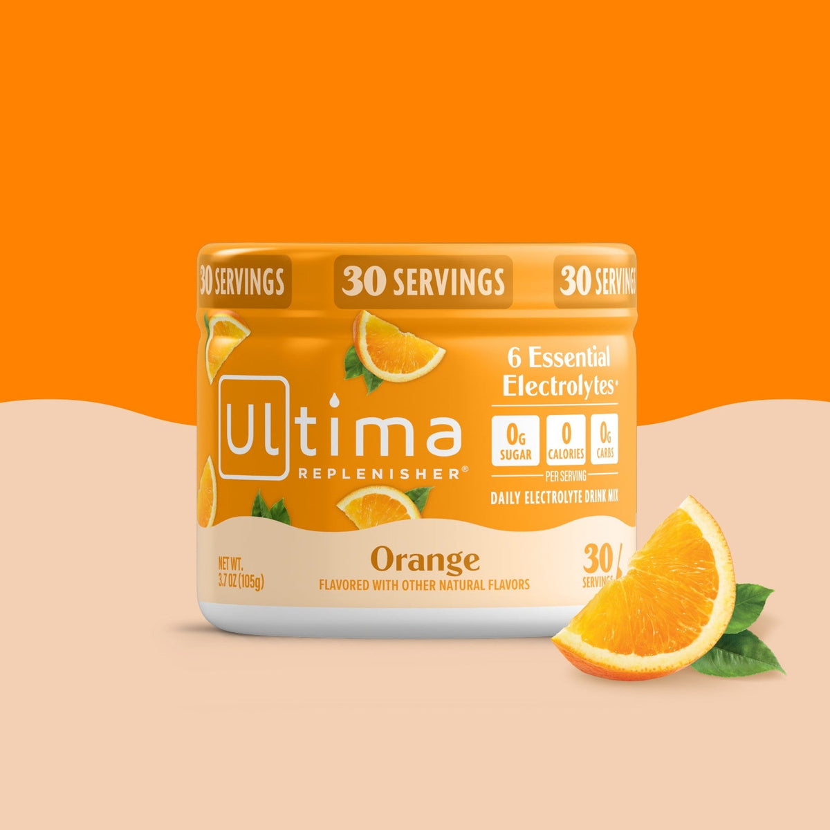 Ultima Replenisher Electrolitos en Polvo Naranja