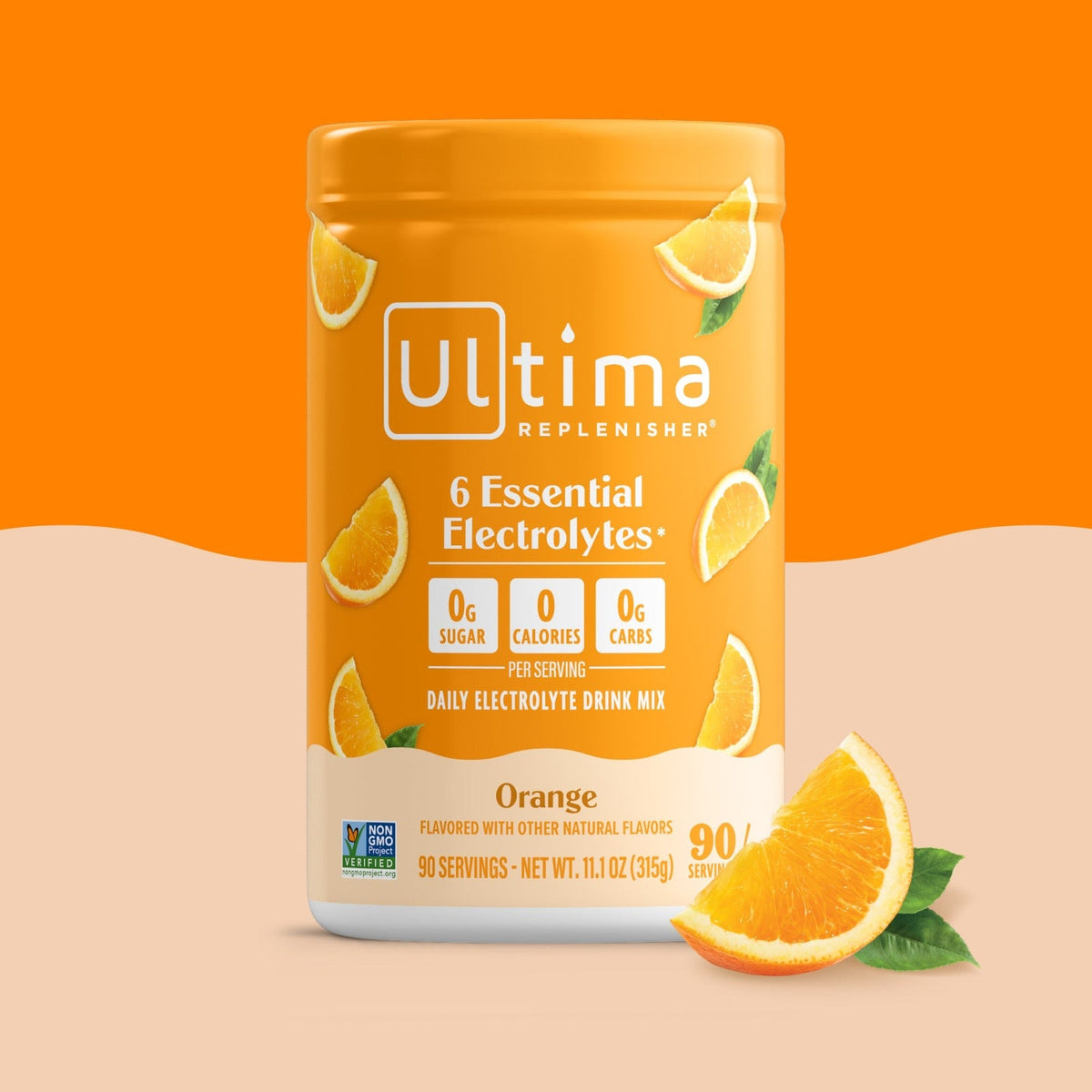 Ultima Replenisher Electrolitos en Polvo Naranja