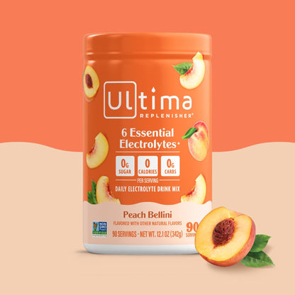 Ultima Replenisher Electrolitos en Polvo Mocktini Peach Bellini