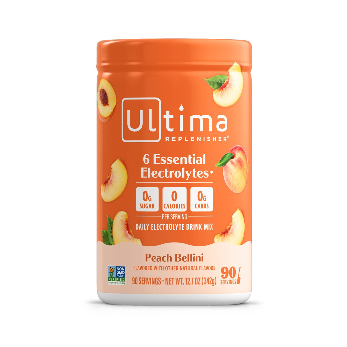 Ultima Replenisher Electrolitos en Polvo Mocktini Peach Bellini