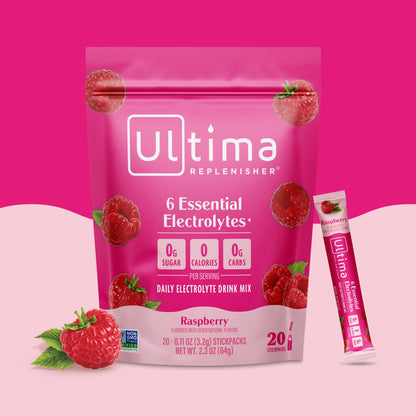 Ultima Replenisher Electrolitos en Polvo Frambuesa
