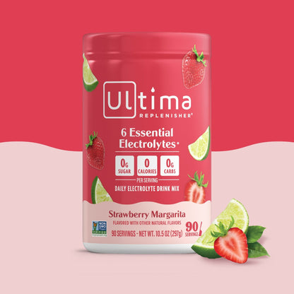 Ultima Replenisher Electrolitos en Polvo Mocktini Margarita de Fresa