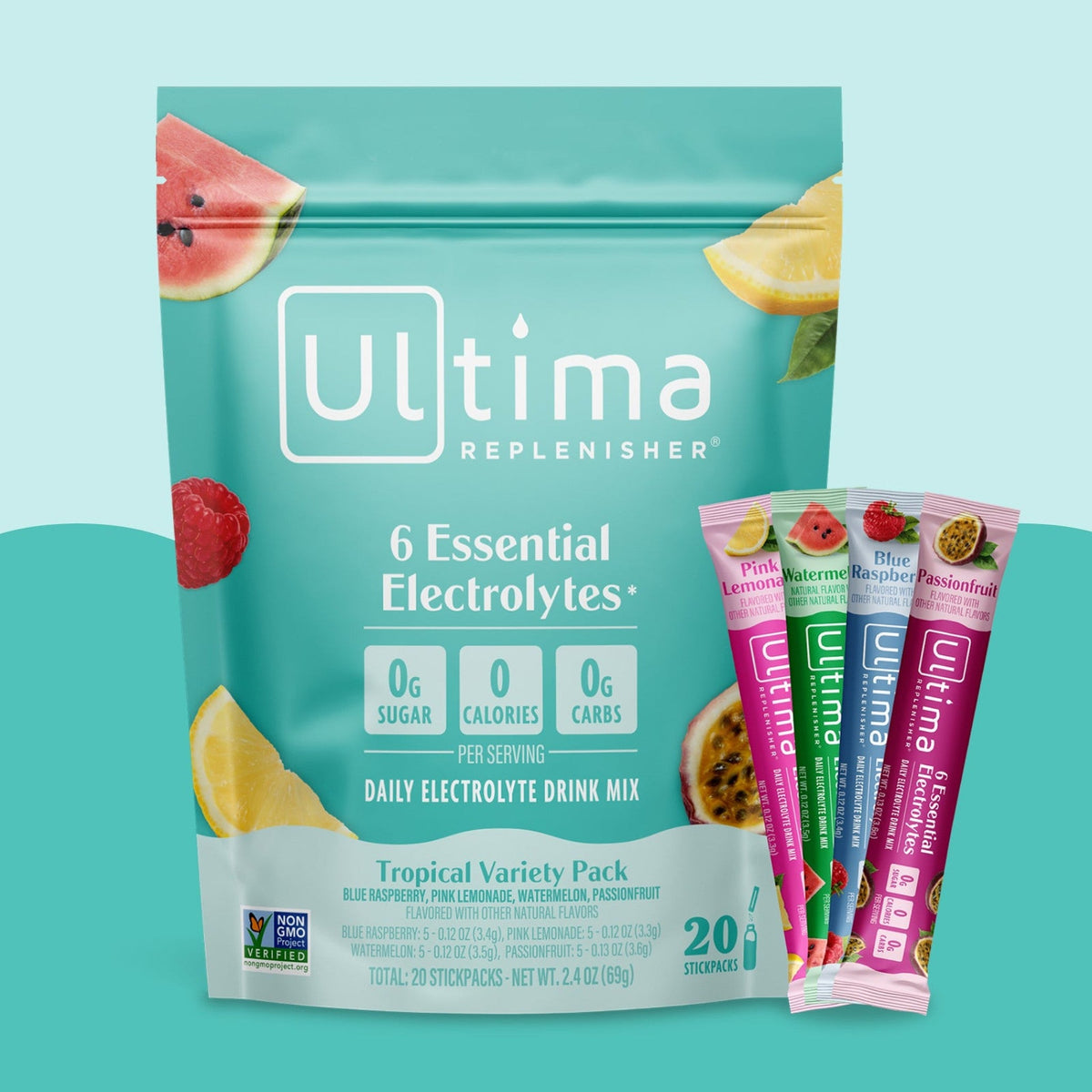 Ultima Replenisher Electrolitos en Polvo Surtidos Tropical