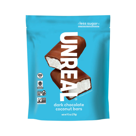 Unreal Barras De Chocolate Amargo Con Coco Bolsas Grandes