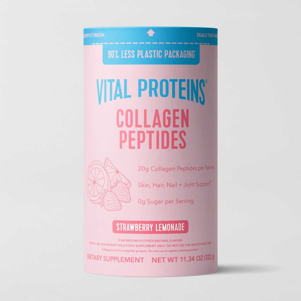 Vital Proteins Péptidos De Colágeno Limonada De Fresa