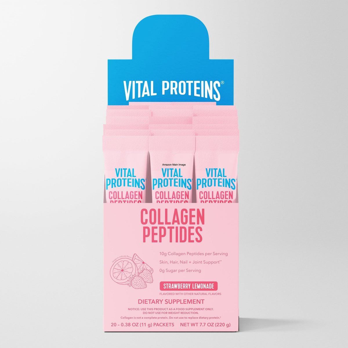 Vital Proteins Péptidos De Colágeno Limonada De Fresa