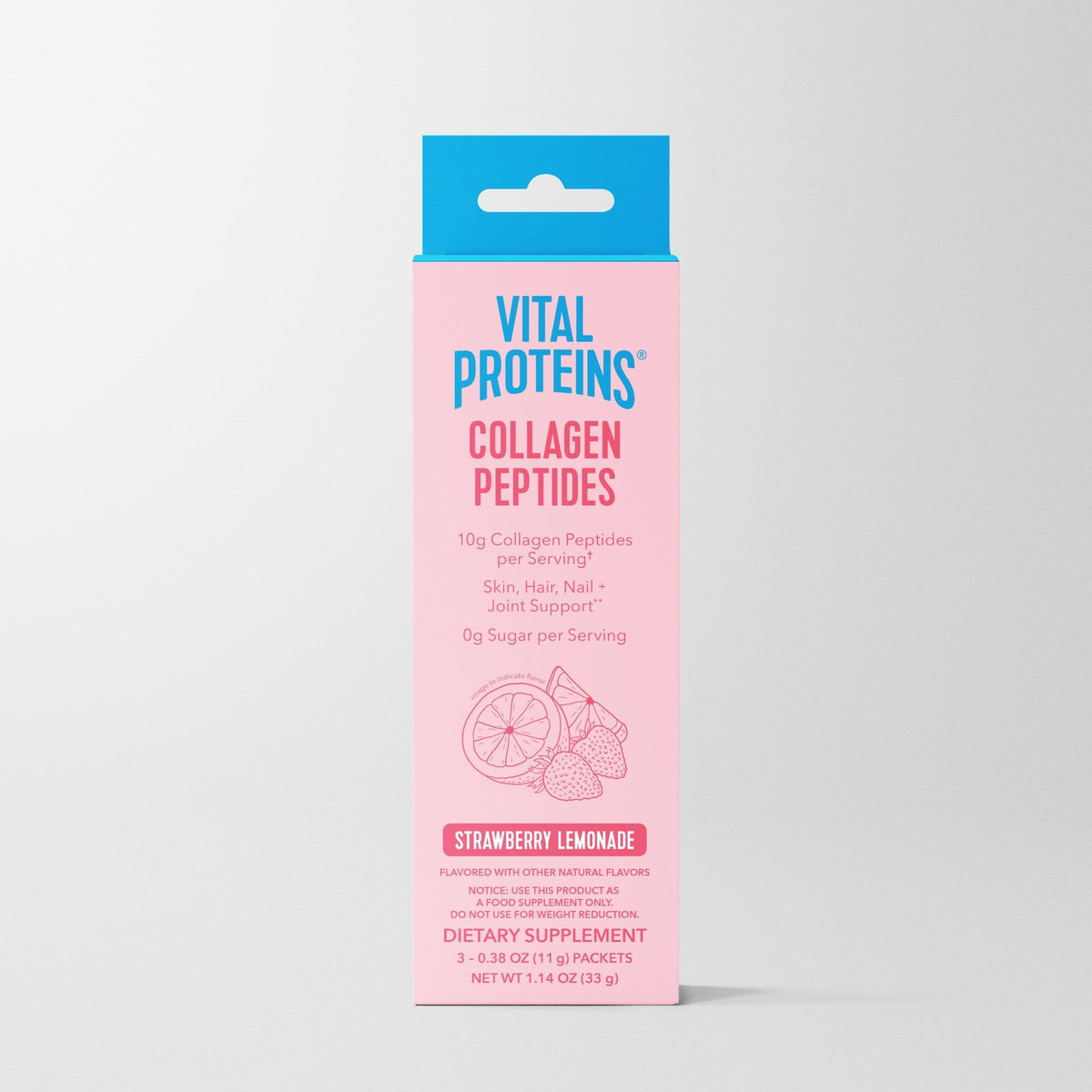 Vital Proteins Péptidos De Colágeno Limonada De Fresa