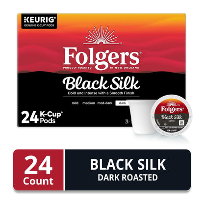 Café Folgers Black Silk K-Cup 24 Pack 2