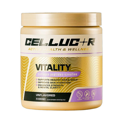 C4 Creatina En Polvo Vitality Con Péptidos De Colágeno