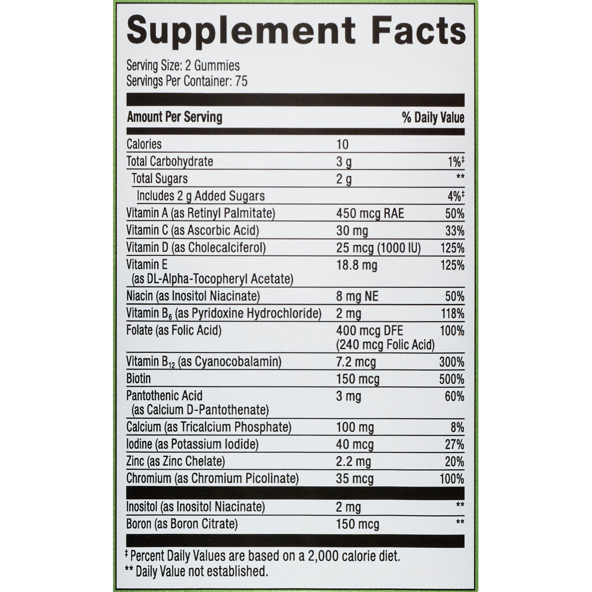 Equate multivitamínico mujer frutos rojos 150 ct