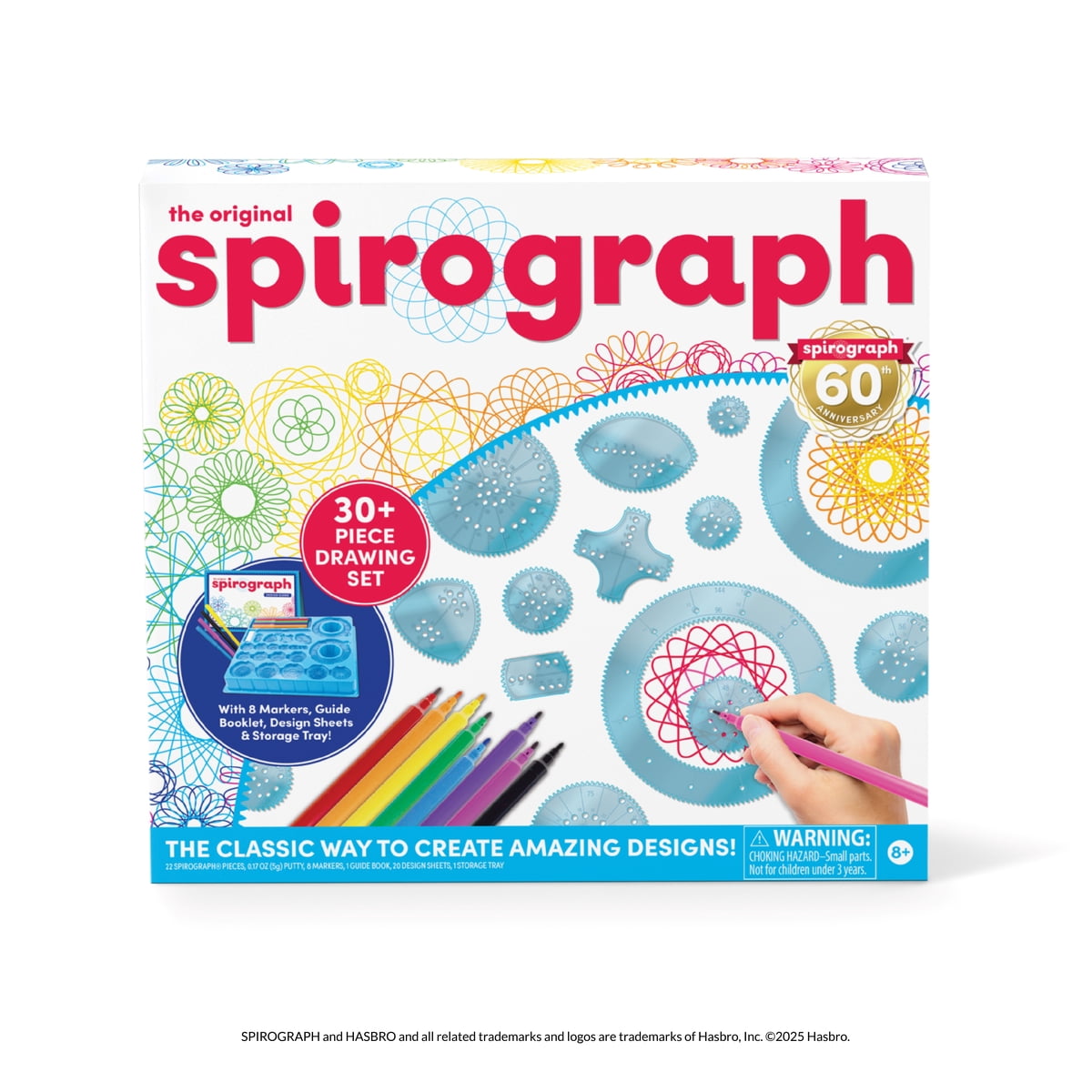Spirograph Kit De Dibujo Original Con Plumones