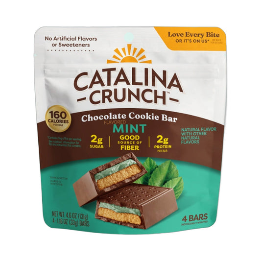 Catalina Crunch Galletas Sándwich Keto Chocolate Con Menta