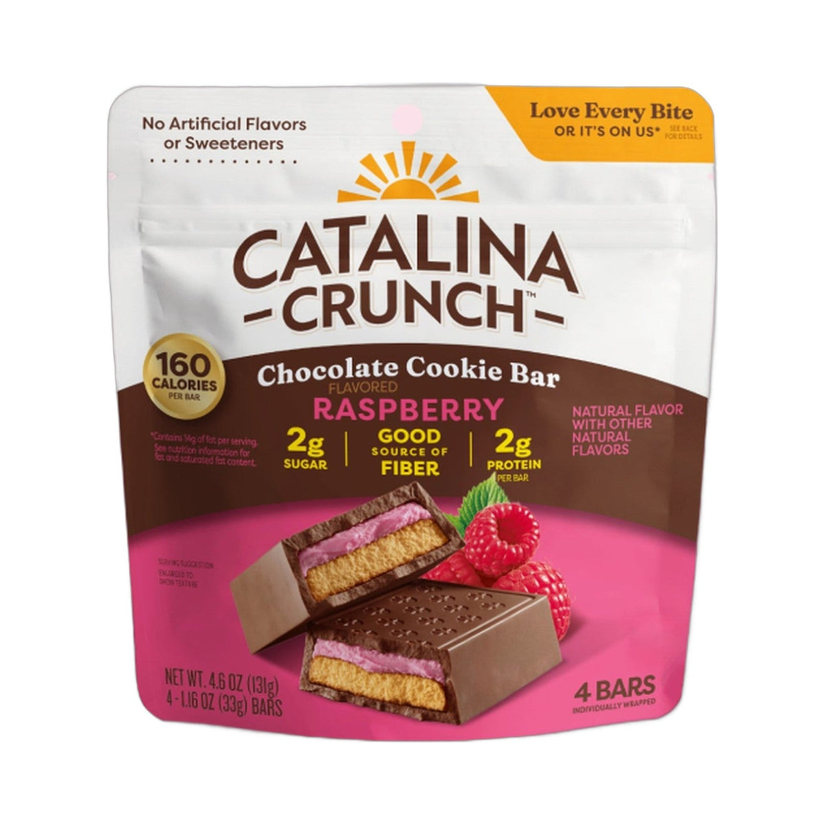 Catalina Crunch Galletas Sándwich Keto Chocolate Y Frambuesa