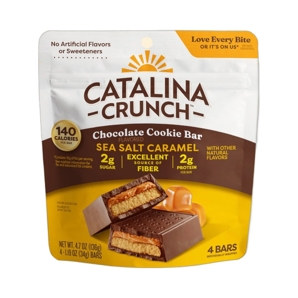Catalina Crunch Galletas Sándwich Keto Chocolate Y Caramelo Salado