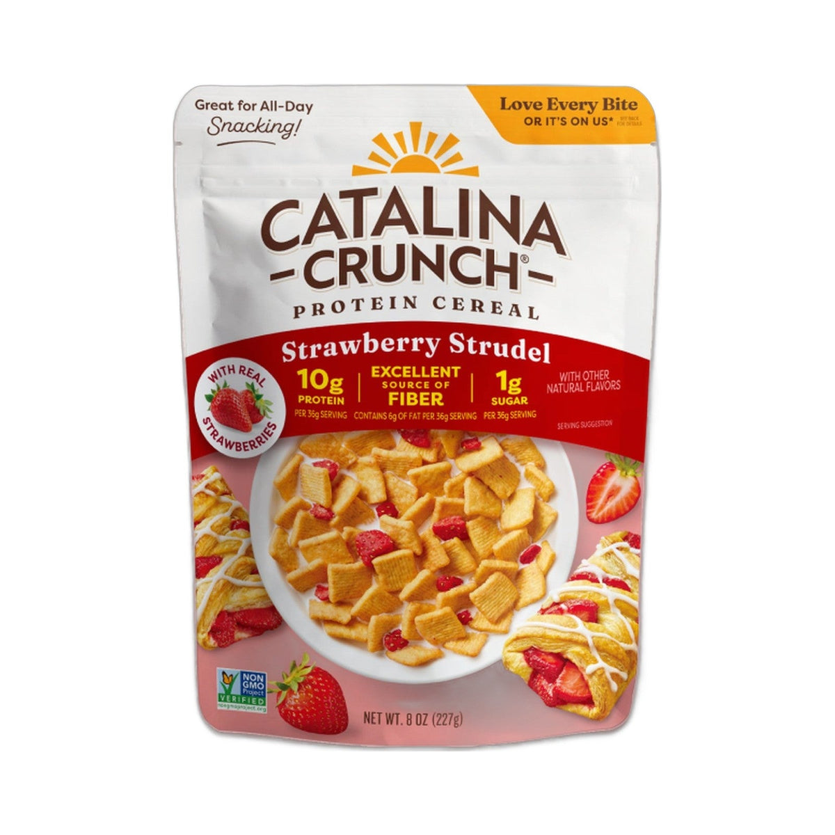 Catalina Crunch Strawberry Strudel with Strawberries Cereal
